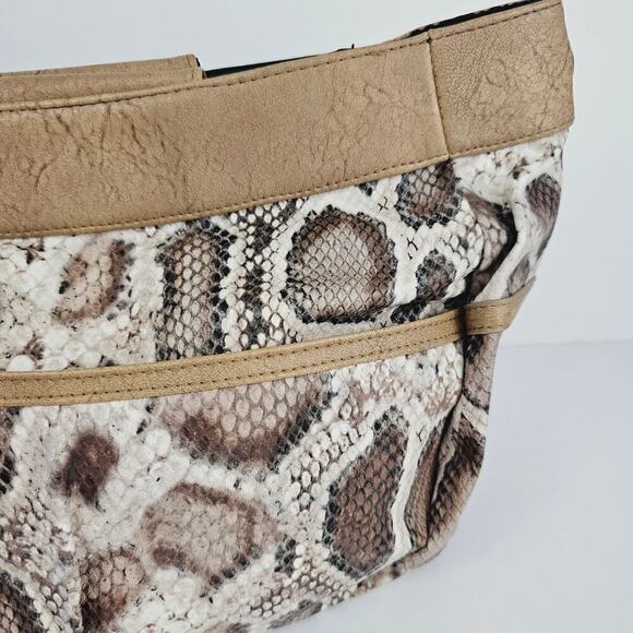 Miche Bianca Demi Shell Tan Python Print Faux Leather * Shell Only * - Picture 7 of 15